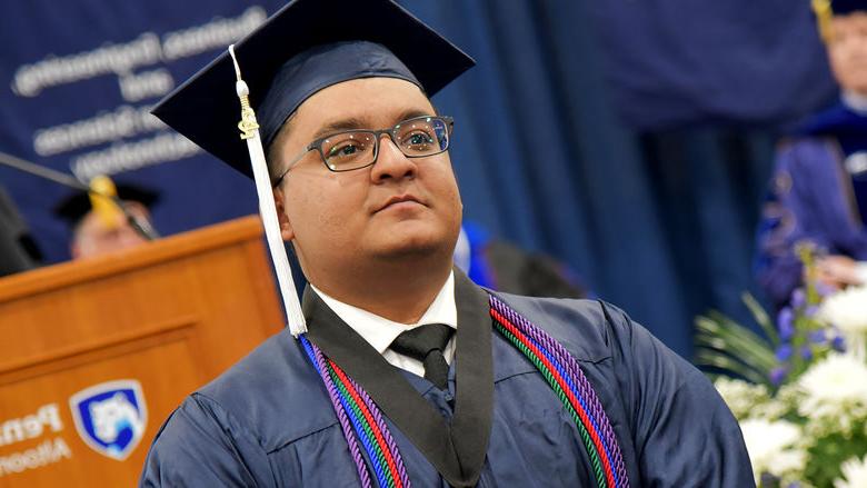 Shivam Bhatt at commencement